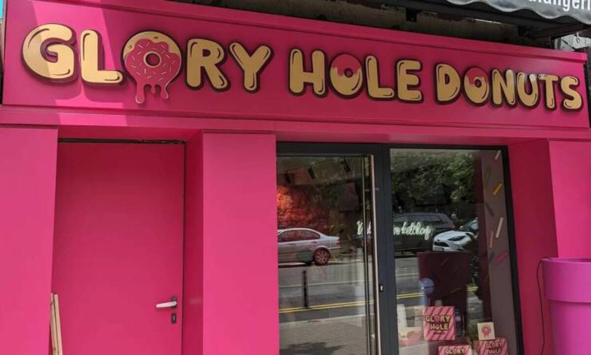 display window - Glory Hole Donuts kachop Glory Hole Glory Mole