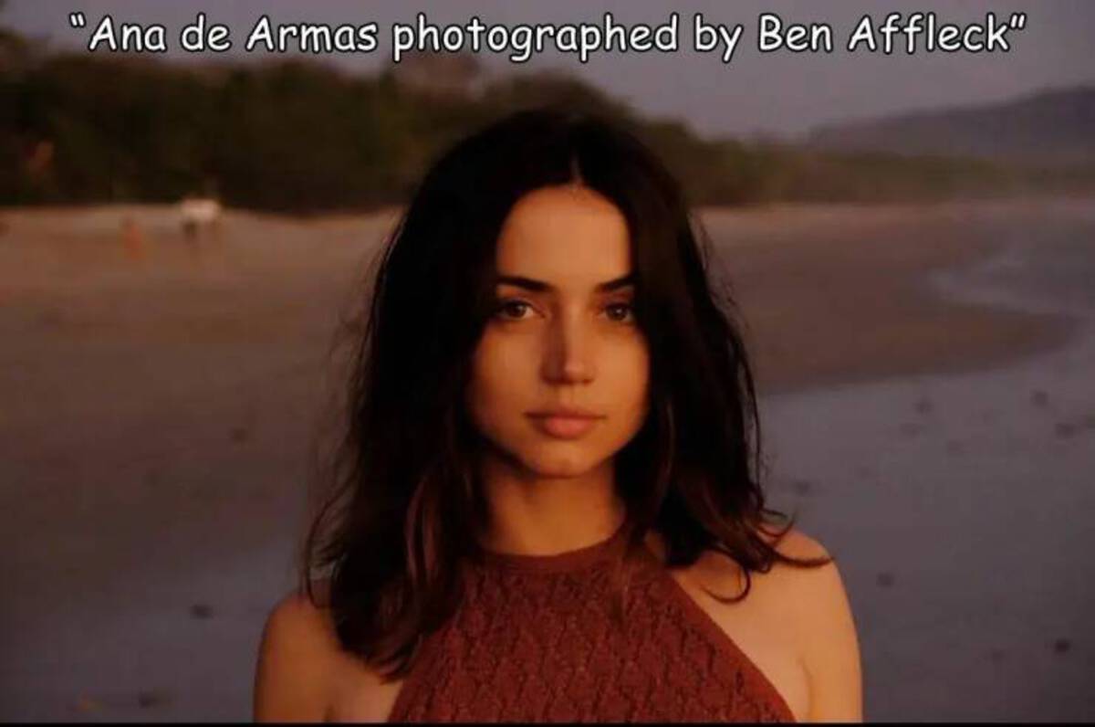 ana de armas photo by ben affleck - "Ana de Armas photographed by Ben Affleck"
