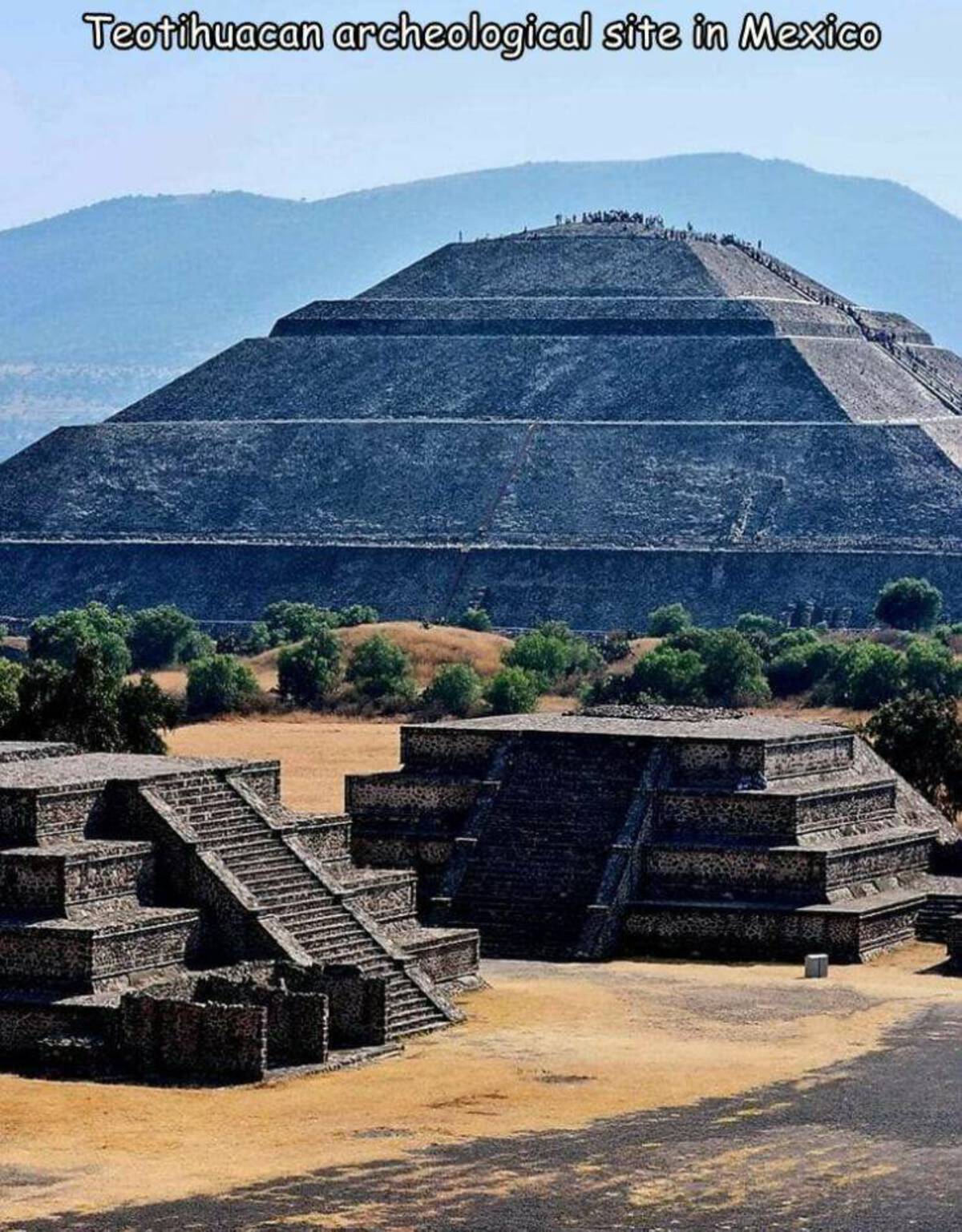pyramids in mexico city - Teotihuacan archeological site in Mexico