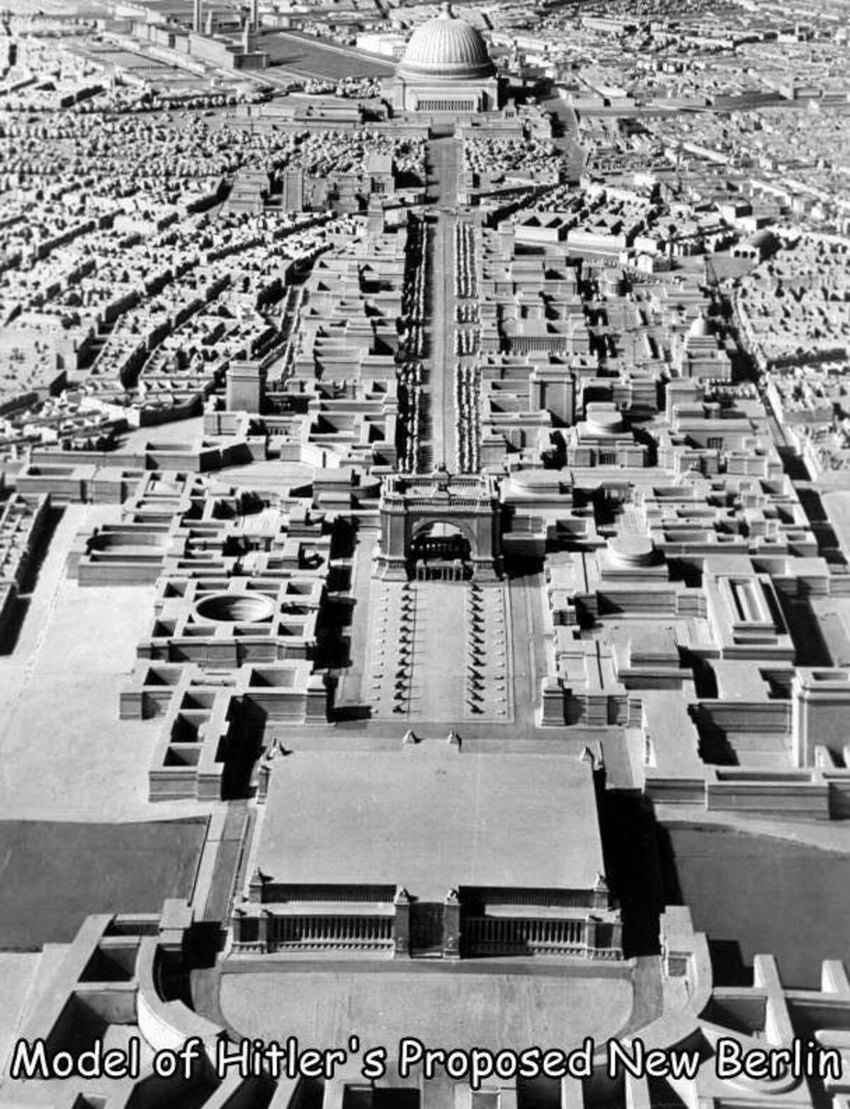 germania welthauptstadt - Model of Hitler's Proposed New Berlin