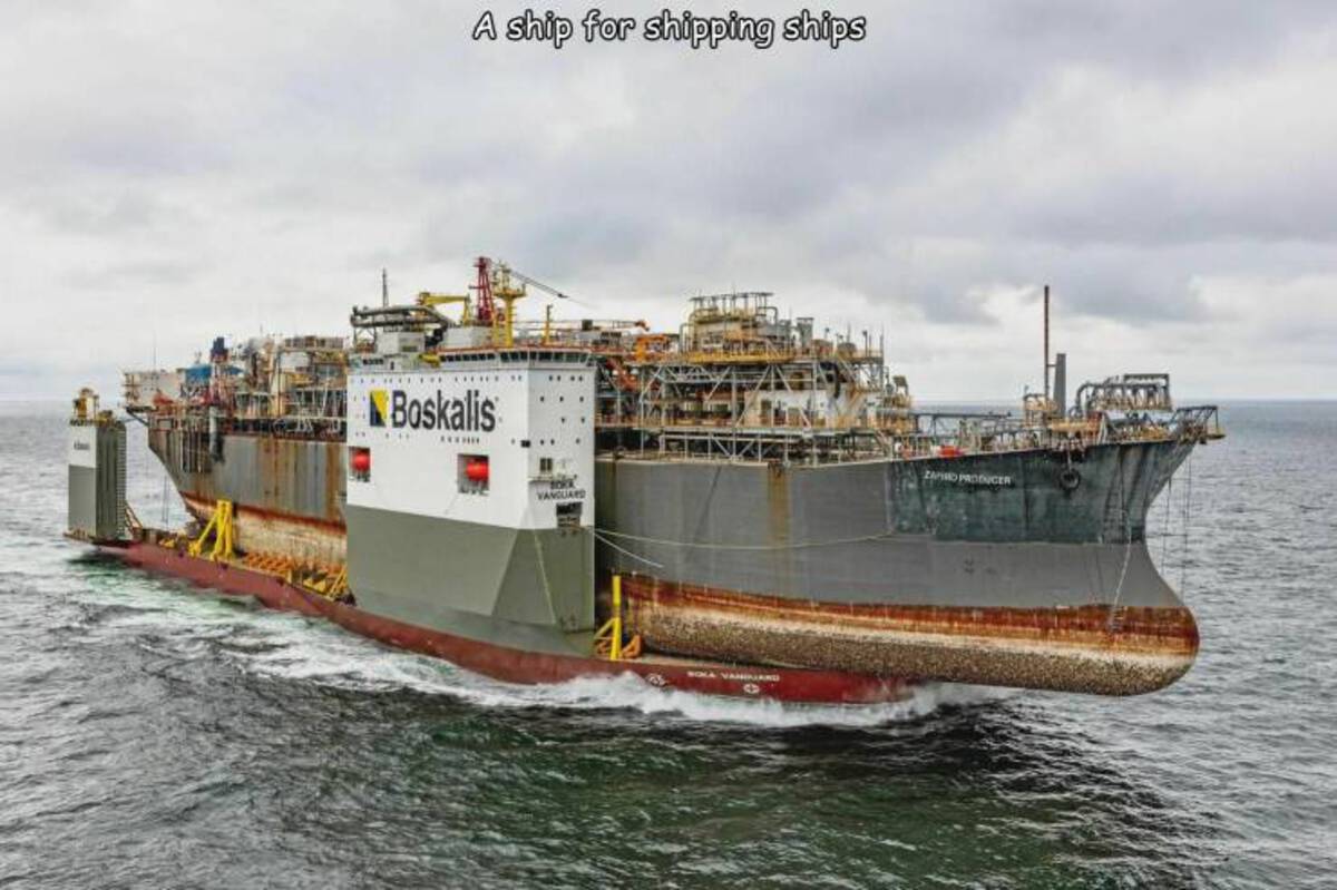 fpso zafiro - A ship for shipping ships Boskalis Vanguard Zapho Producer