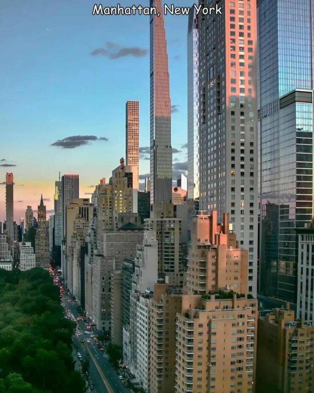 tower block - Manhattan, New York a. is