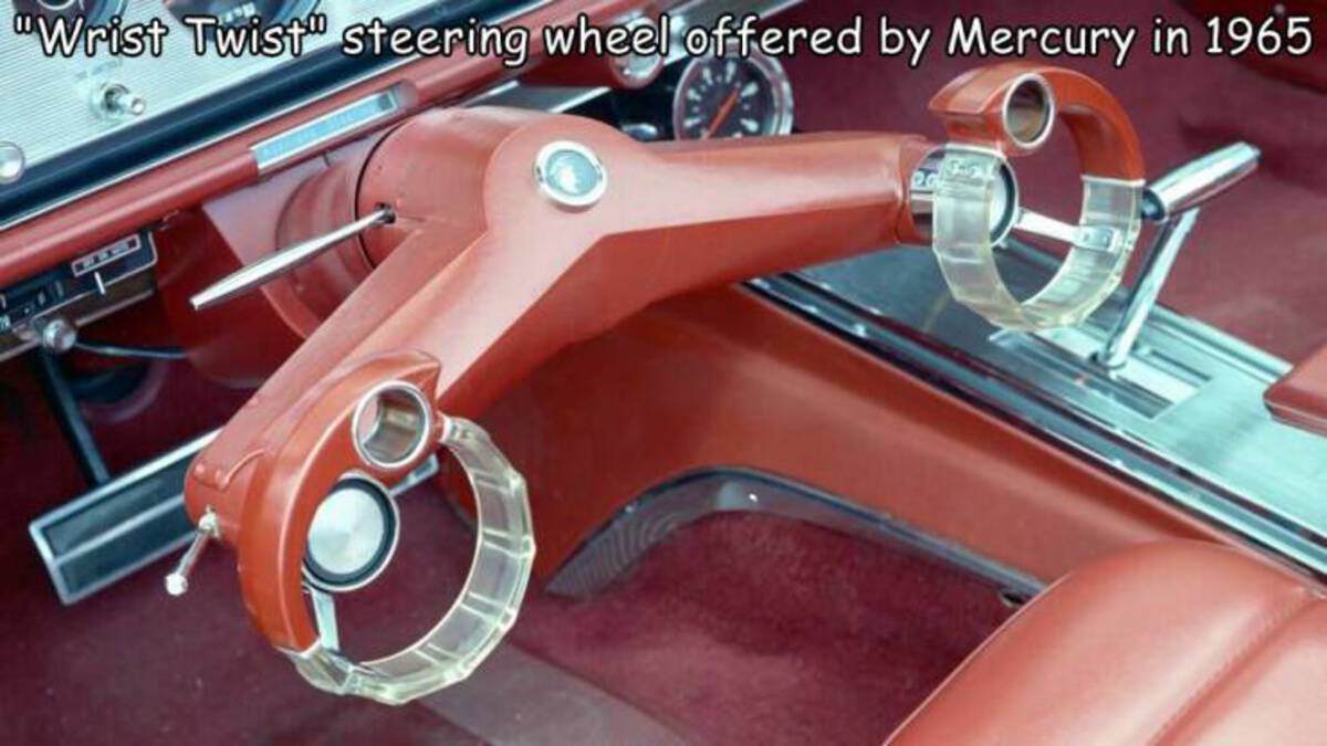 wrist twist steering wheel - "Wrist Twist" steering wheel offered by Mercury in 1965