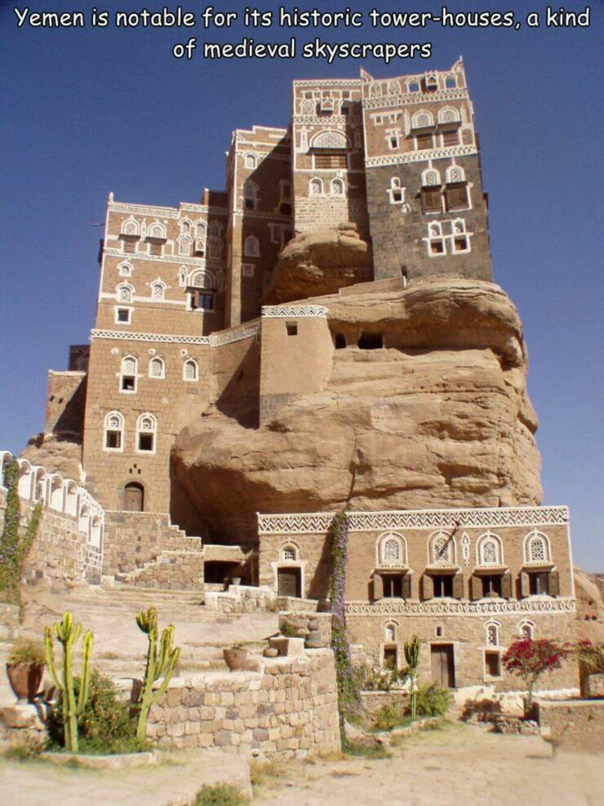 Dar AlHajar - Yemen is notable for its historic towerhouses, a kind of medieval skyscrapers 00080.00008.06