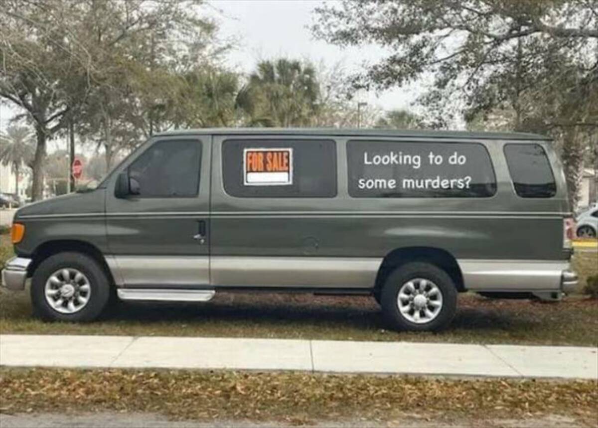 compact van - For Sale Looking to do some murders?