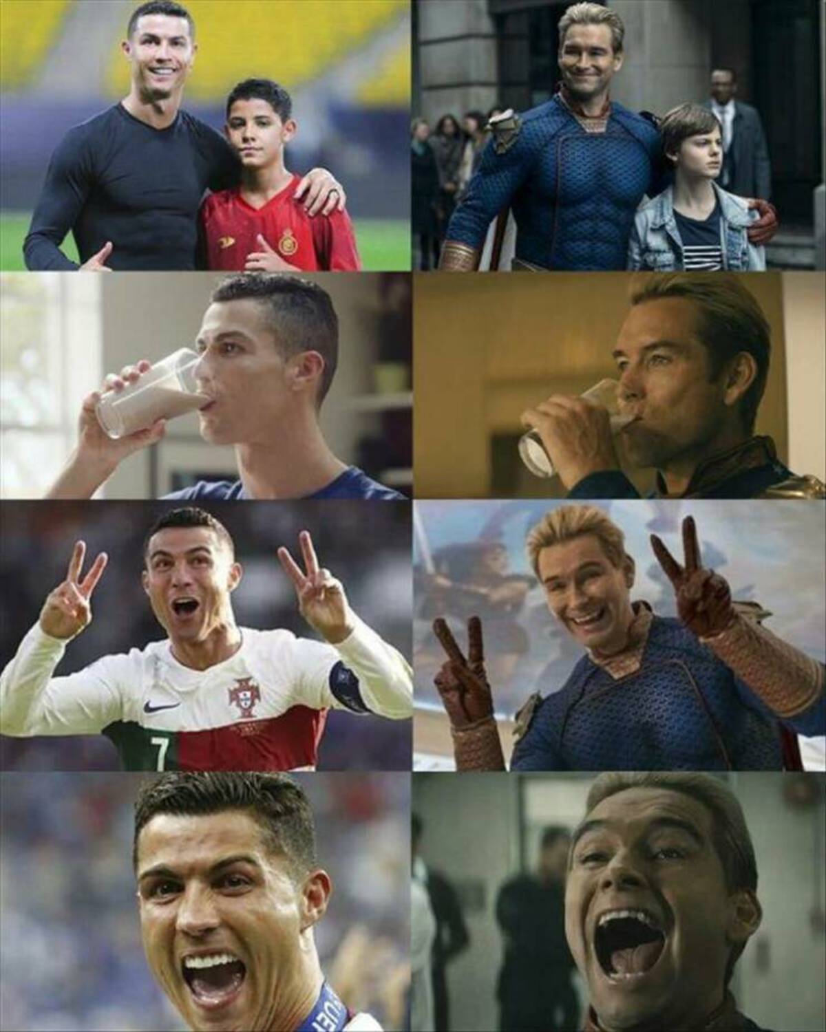 homelander ronaldo meme - 7 Bue