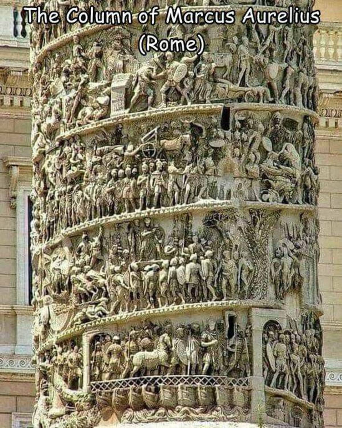 column of marcus aurelius in rome - The Column of Marcus Aurelius Rome Don