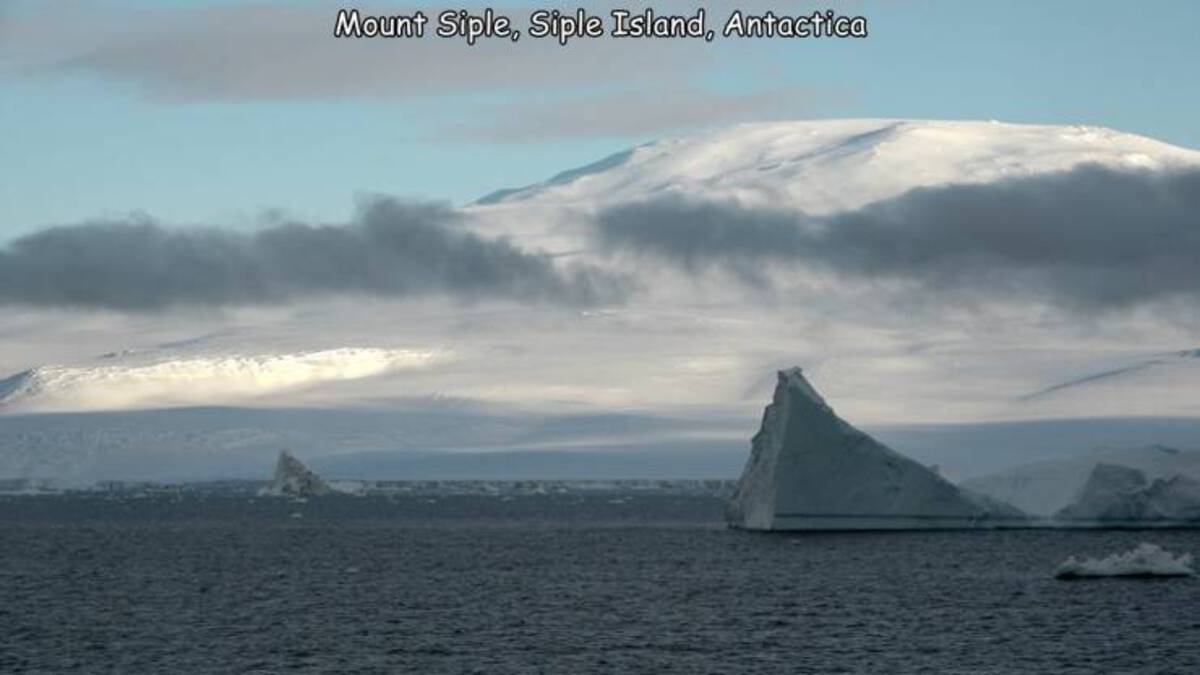 mount siple - Mount Siple, Siple Island, Antactica