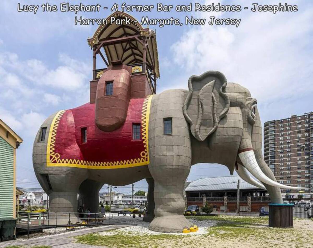 indian elephant - Lucy the Elephant A former Bar and Residence Josephine Harron Park Margate, New Jersey