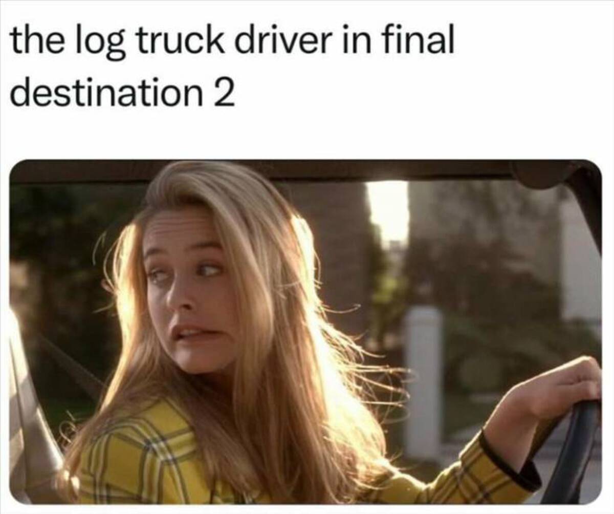 log truck driver in final destination 2 - the log truck driver in final destination 2