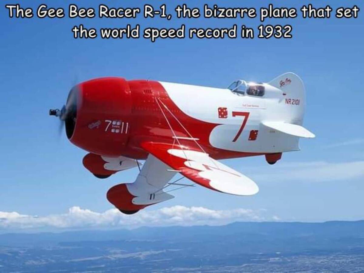 cute planes - The Gee Bee Racer R1, the bizarre plane that set the world speed record in 1932 711 7. Nr 2101