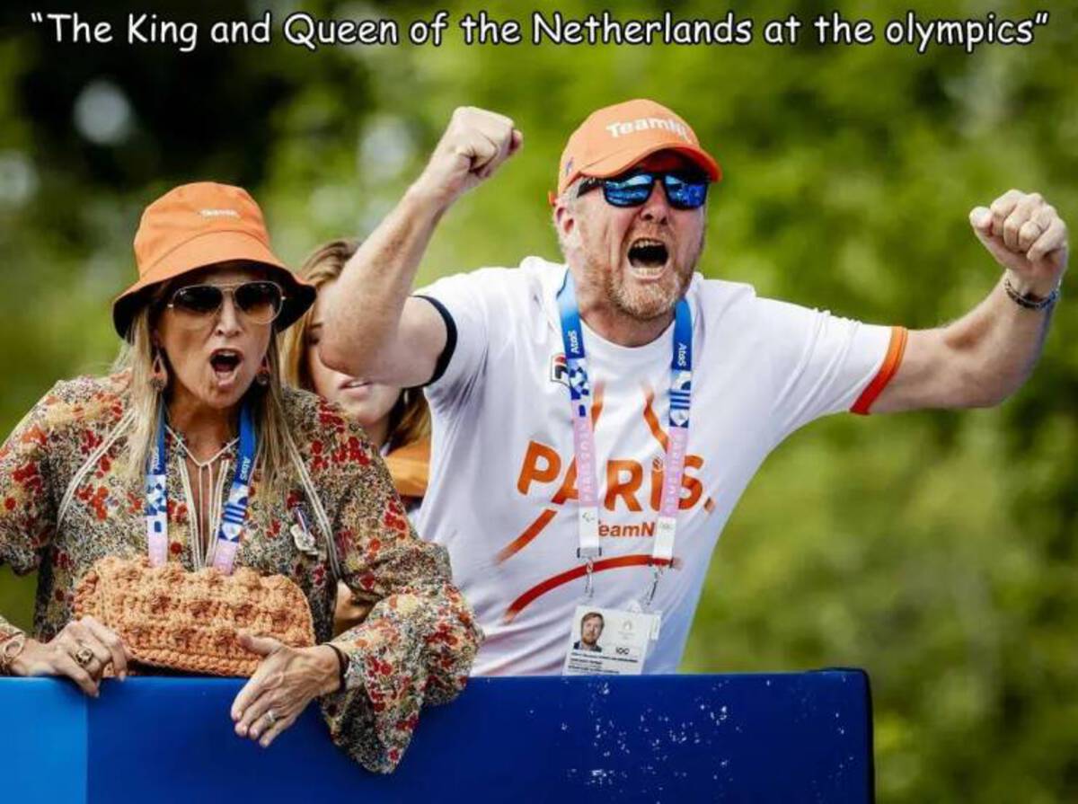 Queen Máxima of the Netherlands - "The King and Queen of the Netherlands at the olympics" 3 Paris eamN Teaml