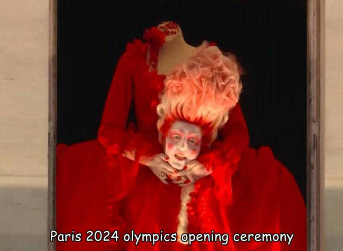 Marie Antoinette - Paris 2024 olympics opening ceremony