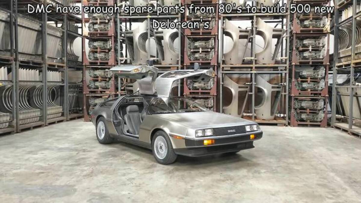 convertible - Dmc have enough'spare parts from 80's to build 500 new Delorean's Dre