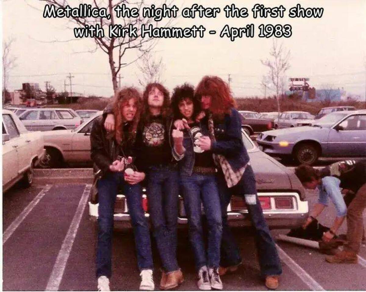 Metallica - Metallica, the night after the first show with Kirk Hammett