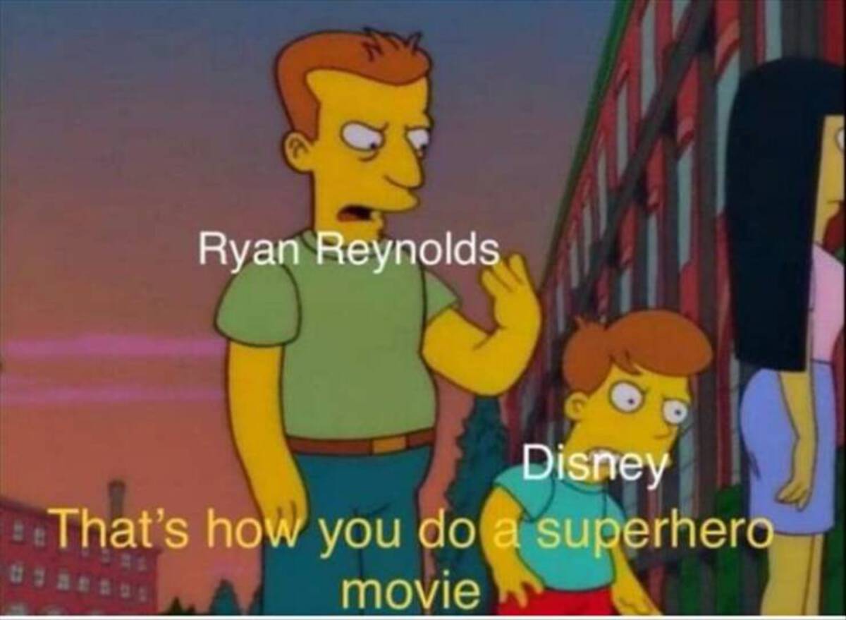 fallout halo meme - Ryan Reynolds Disney That's how you do a superhero movie