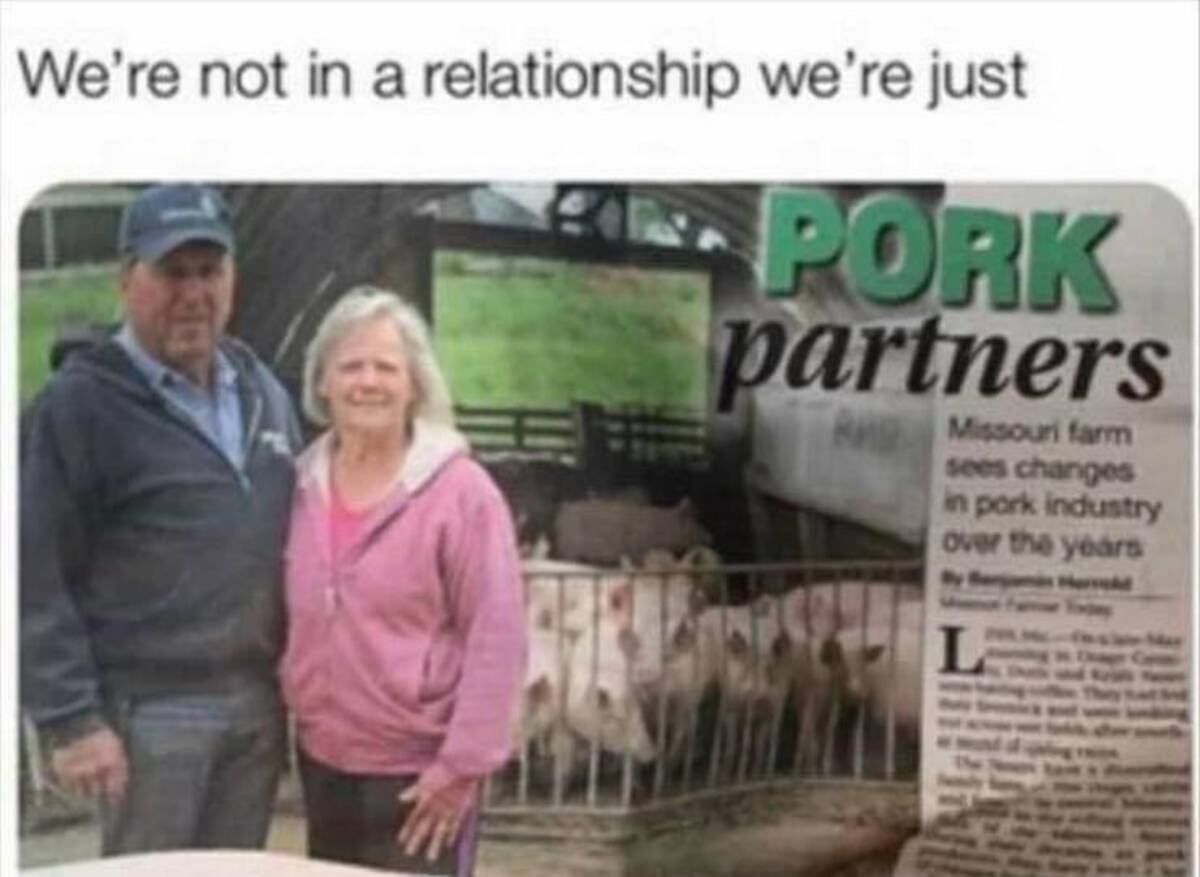 tree - We're not in a relationship we're just Pork partners Missouri farm sees changes in pork industry over the years