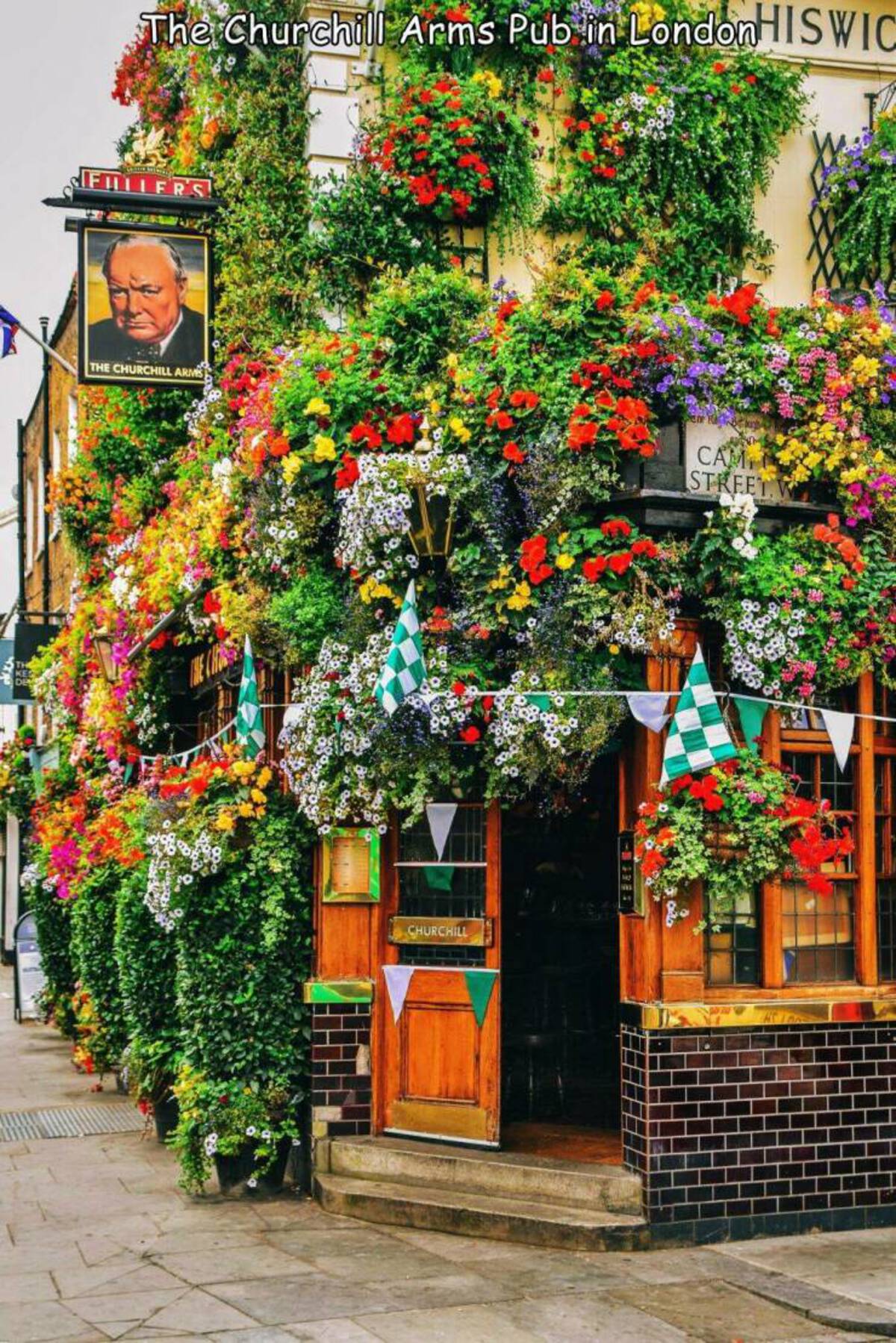 The Churchill Arms, Kensington - The Churchill Arms Pub in London Hiswic Ca Street