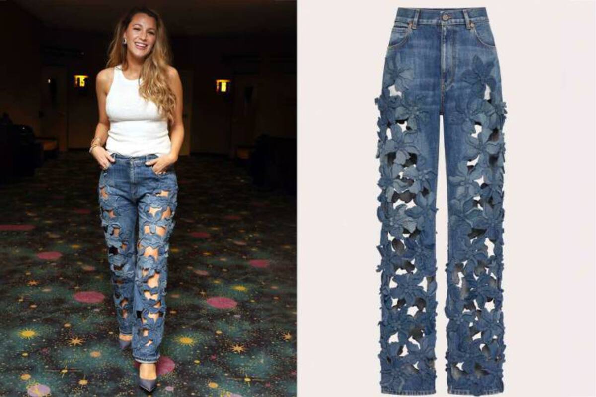 funny memes and cool pics - blake lively valentino jeans