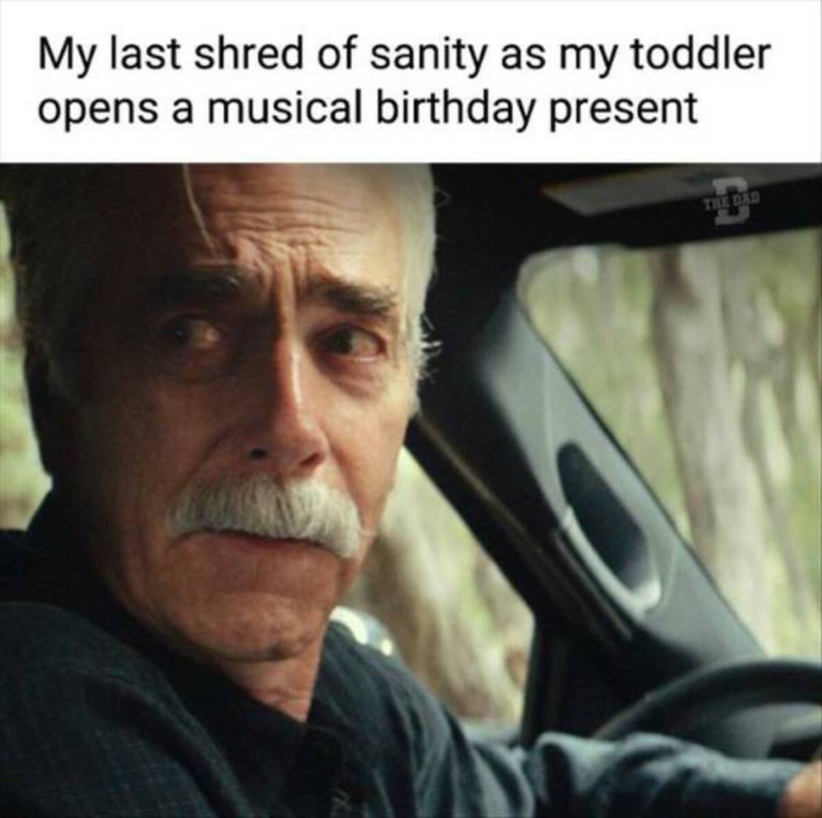 funny memes and cool pics - my organs watching me take 800mg of ibuprofen - My last shred of sanity as my toddler opens a musical birthday present The Dad