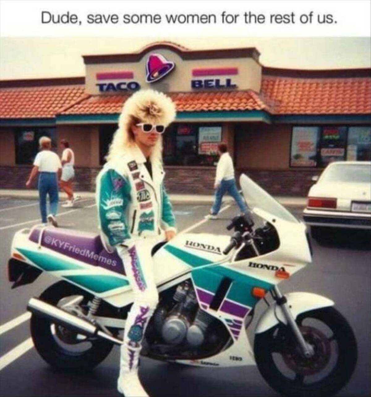 honda vtr250 1992 - Dude, save some women for the rest of us. Taco Bell Alease Canfin Honda Honda 1889