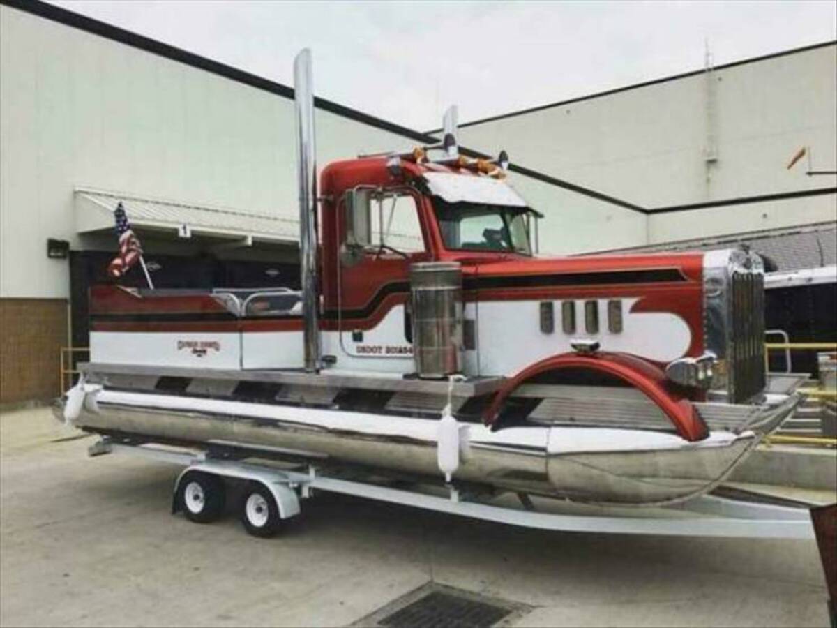 semi truck pontoon - 8D02 Bas