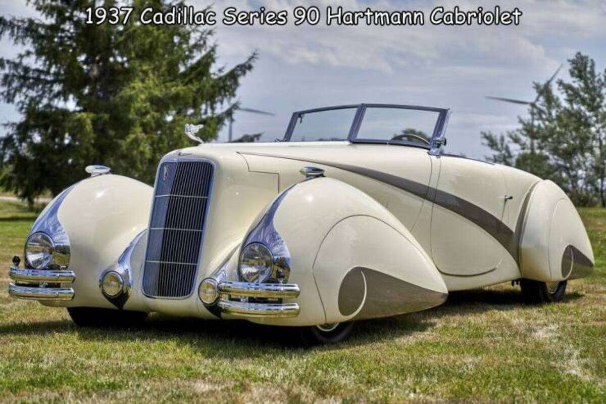 cadillac v16 hartmann cabriolet - 1937 Cadillac Series 90 Hartmann Cabriolet