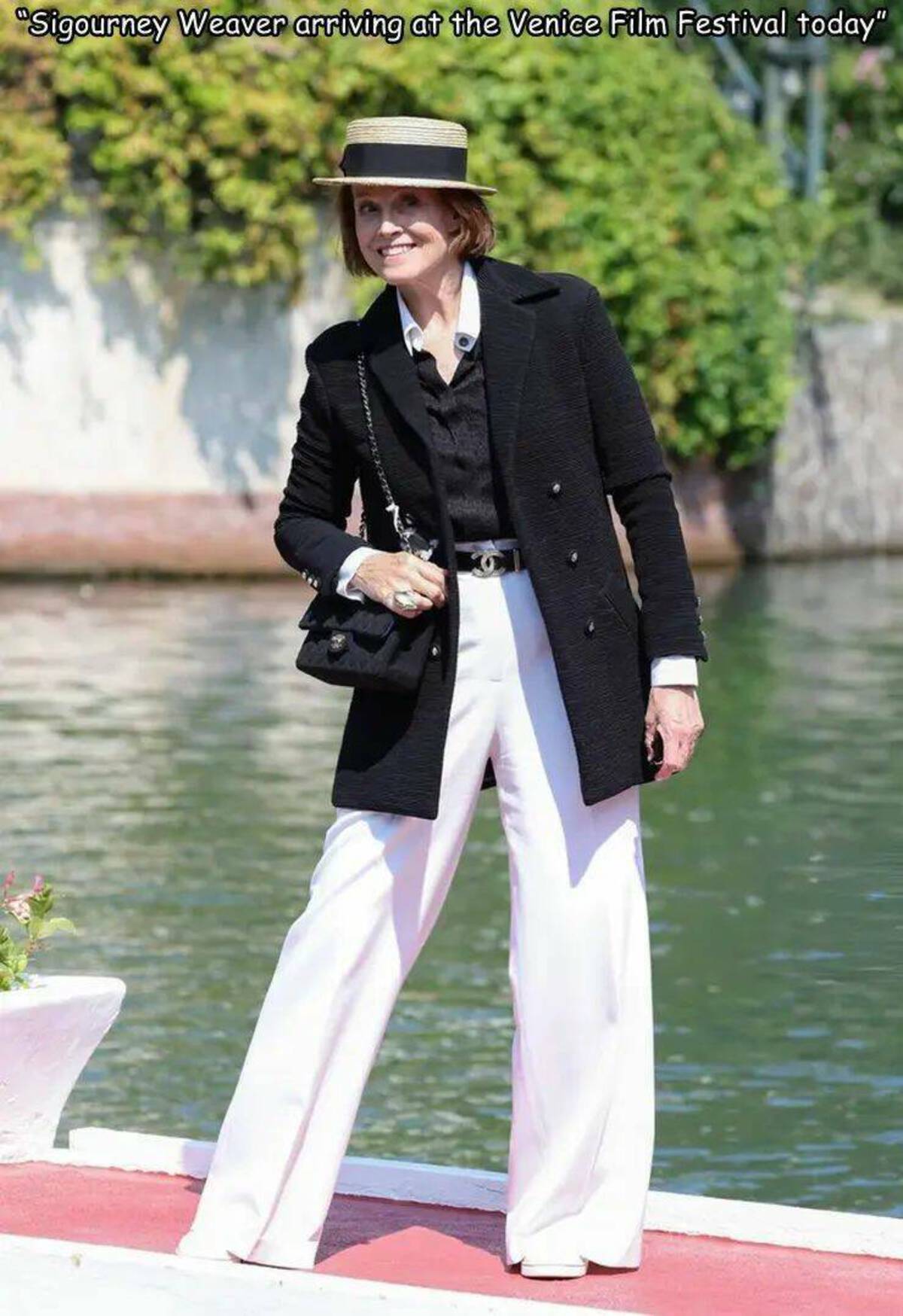 Sigourney Weaver - "Sigourney Weaver arriving at the Venice Film Festival today"