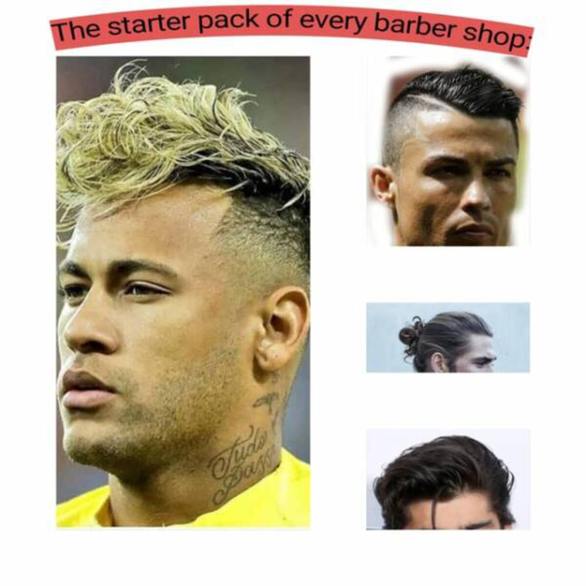 collage - The starter pack of every barber shop Judo Pass