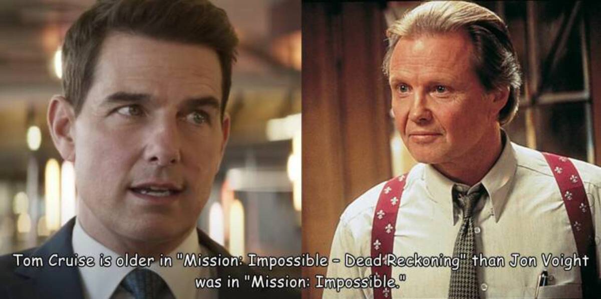 tom cruise mission impossible 7 imdb - Tom Cruise is older in "Mission ImpossibleDead Reckoning" than Jon Voight was in "Mission Impossible."