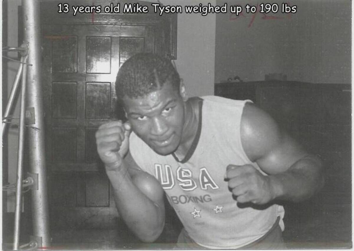 mike tyson 14 years old - 13 years old Mike Tyson weighed up to 190 lbs Usa Boxing