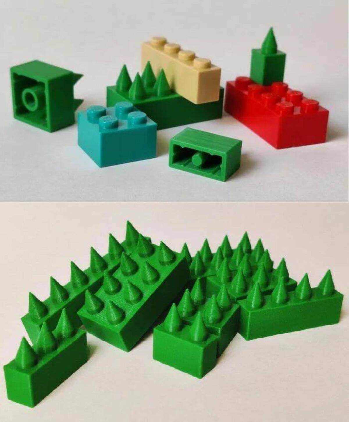 3d printed lego spikes