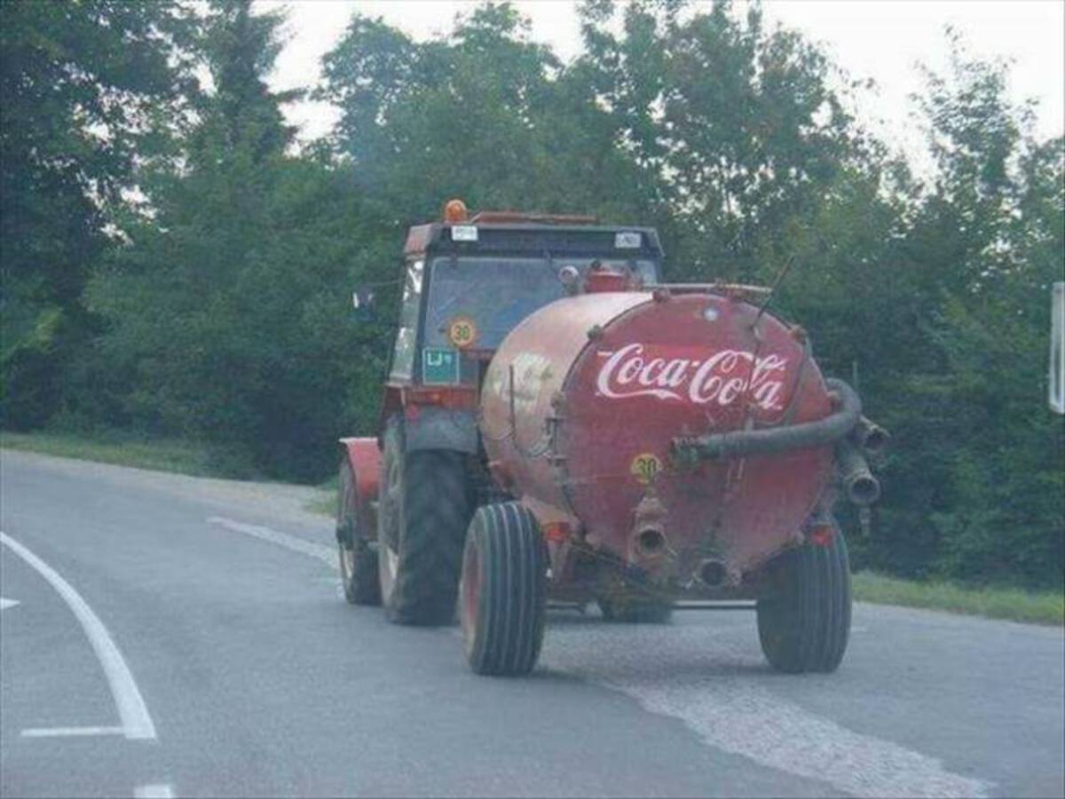 coca cola tractor