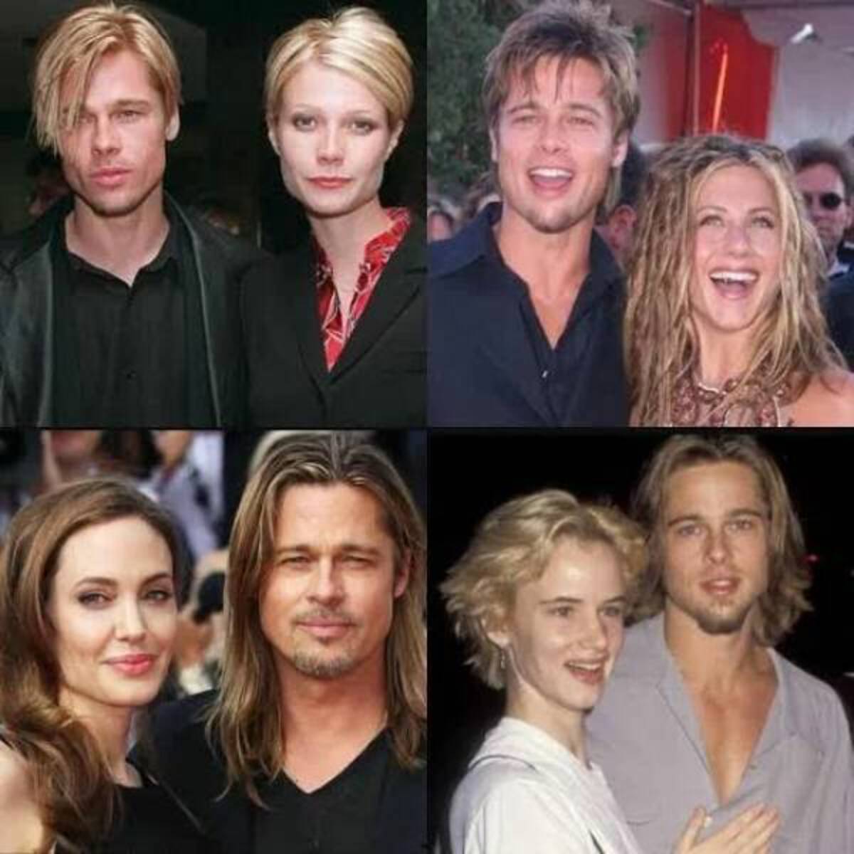 brad pitt looks like his girlfriends