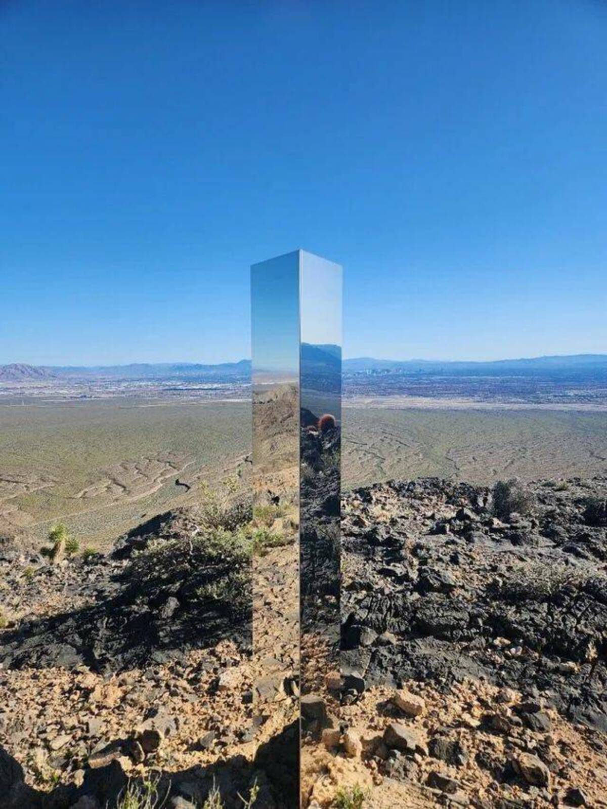 monolith in las vegas desert