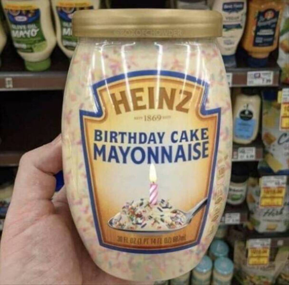 birthday mayonnaise - Ve Oil Mayo M Szorokchowder Heinz 1869 Birthday Cake Mayonnaise 38 Fl 02 1 Pt 14 Fl 00 68 C