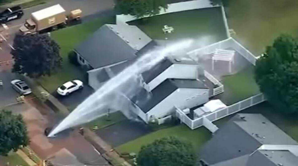 geyser water main break in nj