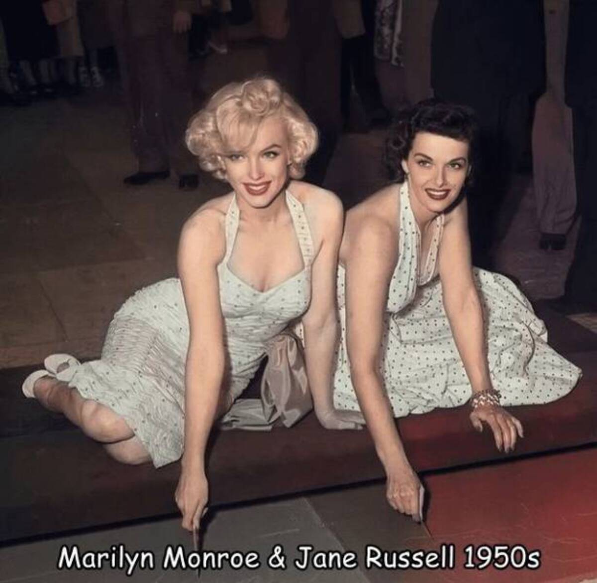 Marilyn Monroe & Jane Russell 1950s