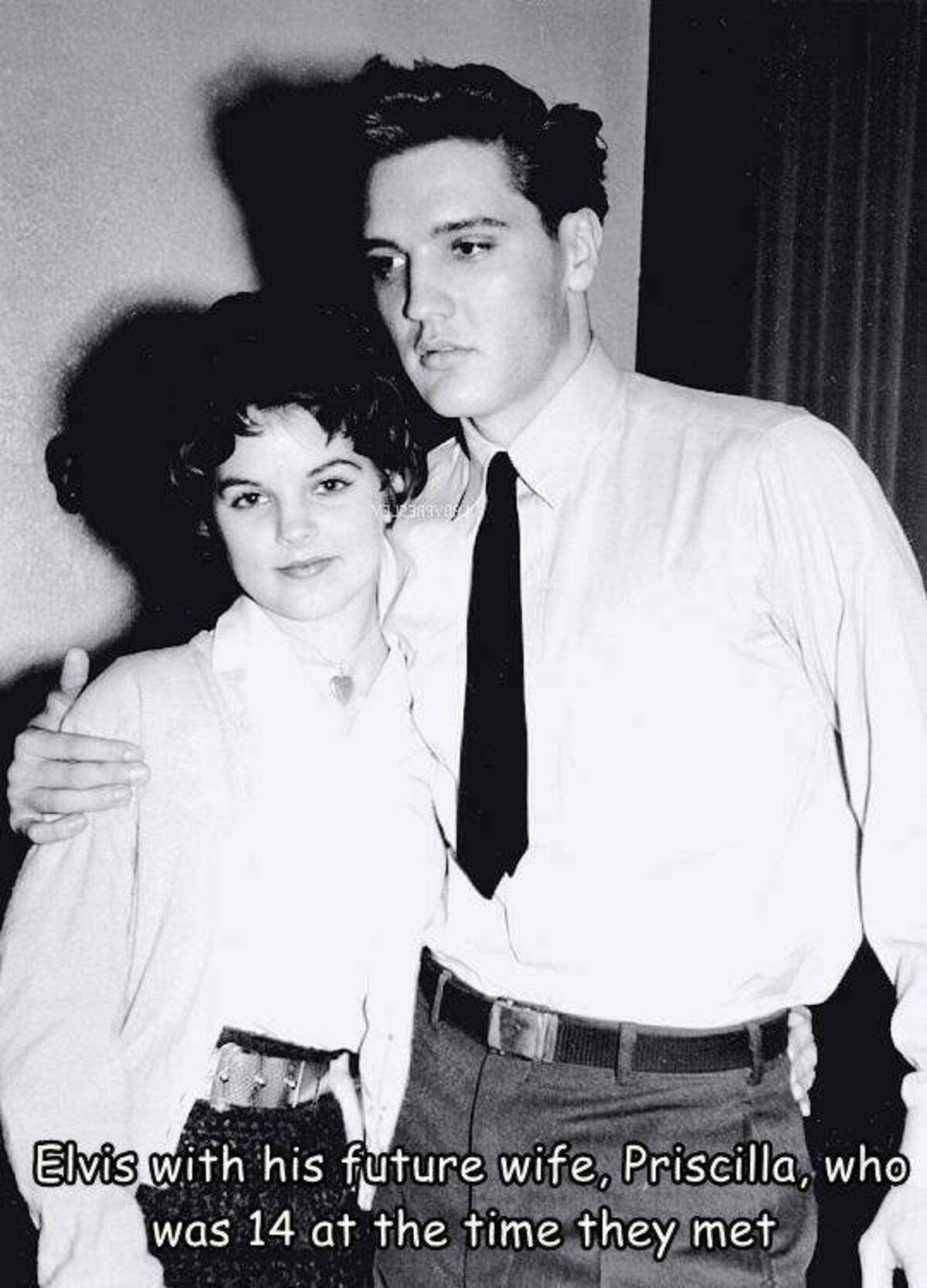 priscilla presley when she met elvis - Elvis with his future wife, Priscilla, who was 14 at the time they met