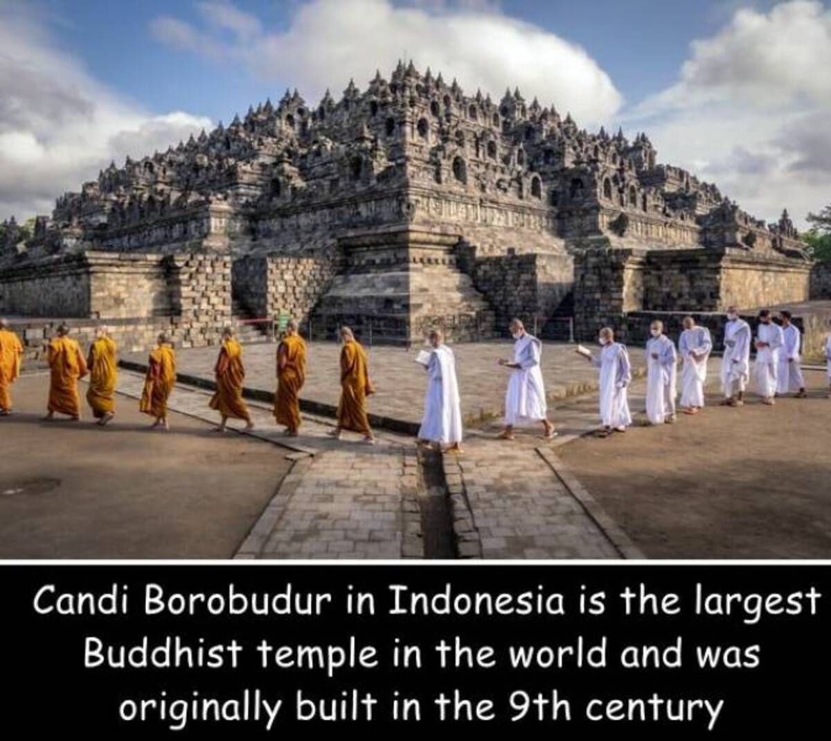 tourism - Candi Borobudur in Indonesia is the largest Buddhist temple in the world and was originally built in the 9th century