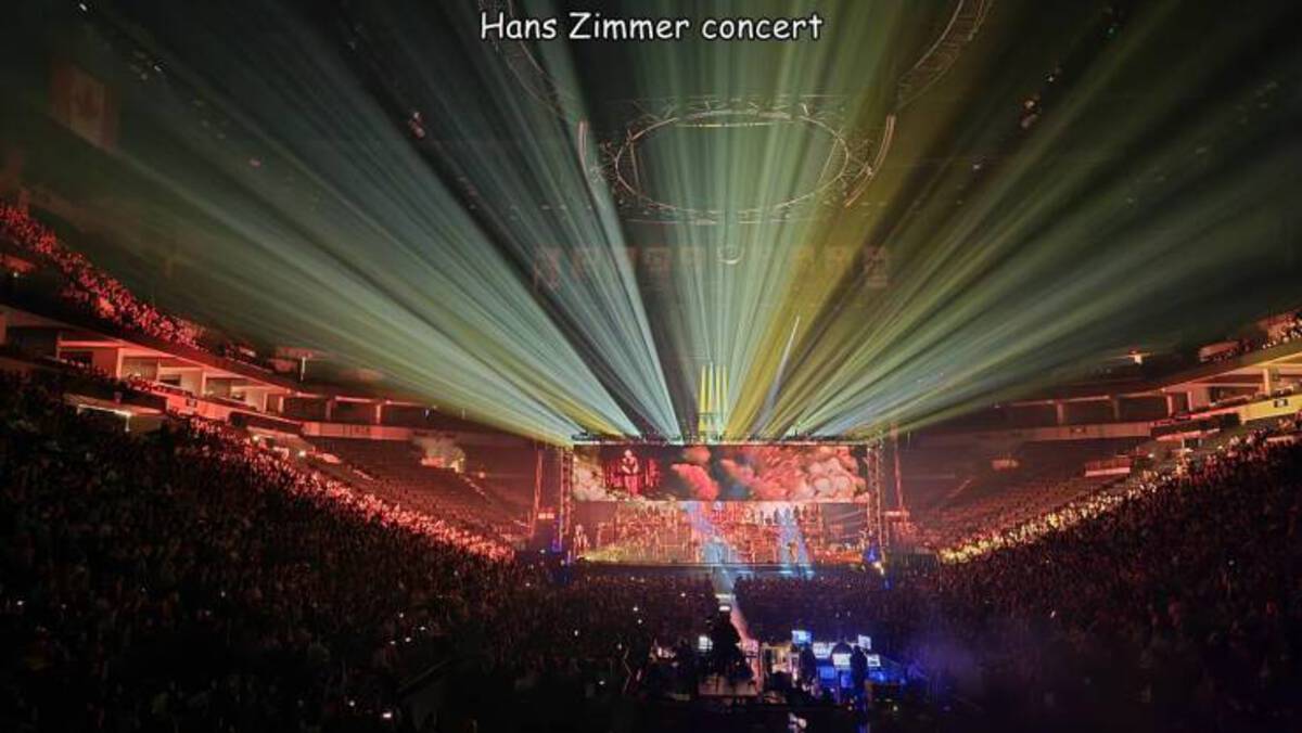 rock concert - Hans Zimmer concert