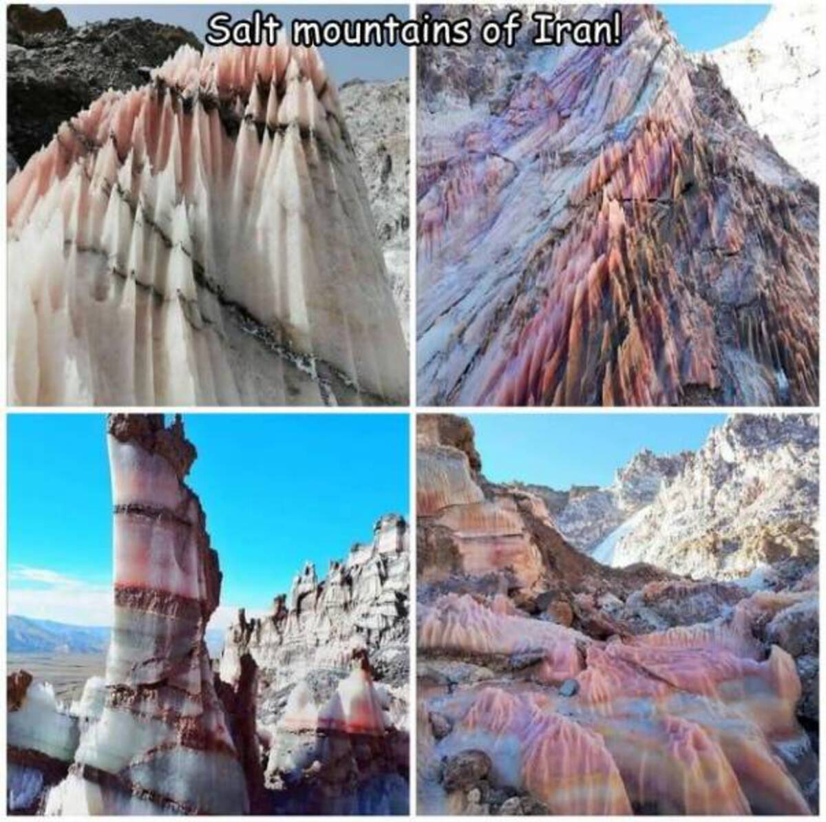 Salt mountains of Iran!