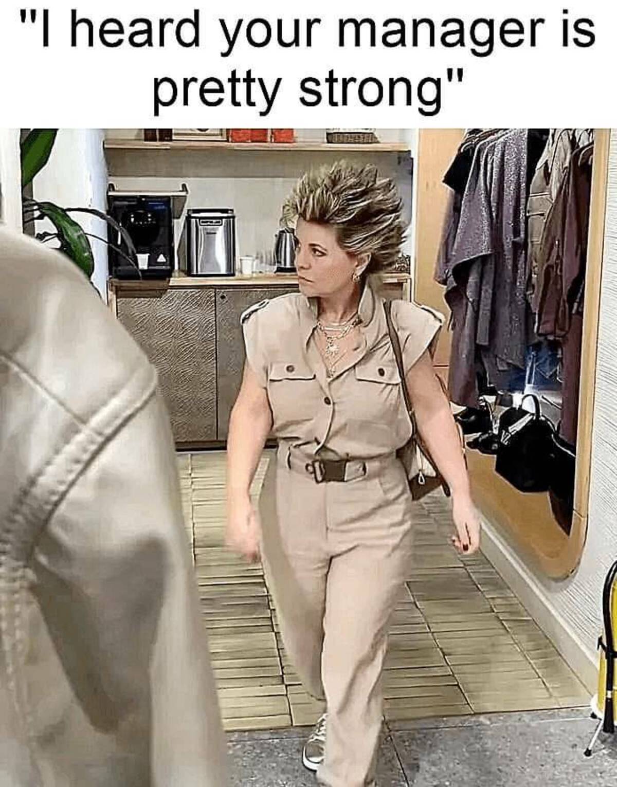 super saiyan karen - "I heard your manager is pretty strong"