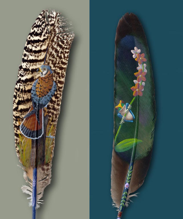 Amazing Feather Art