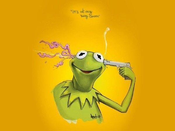 Kermit's had Enough....