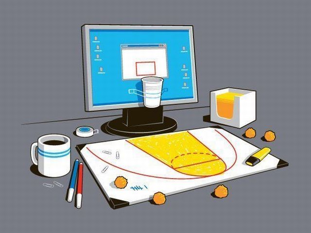 PC basketball game