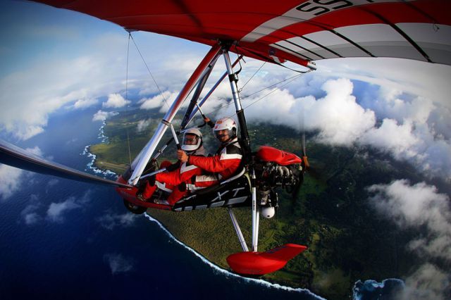 powered hang glider
