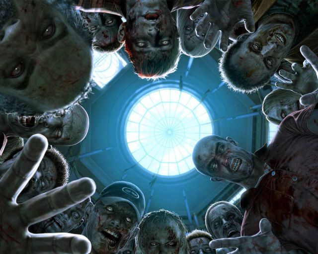 zombies looking up