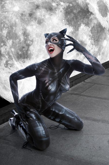 catwoman body paint