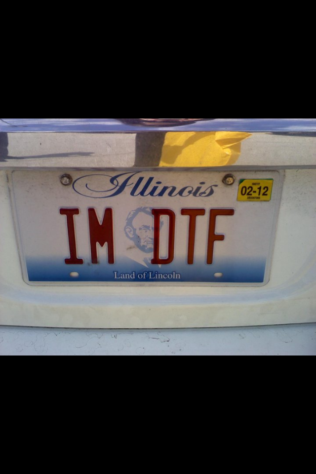 vehicle registration plate - Illinois Im Die Land of Lincoln